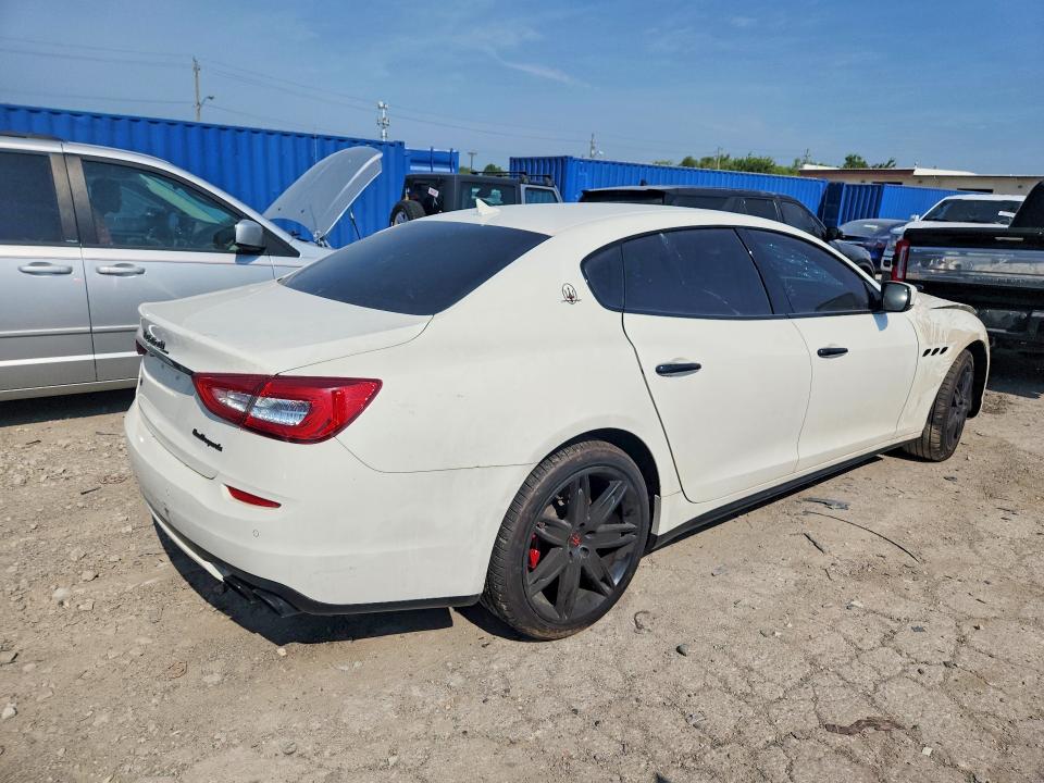2014 Maserati Quattroporte VIN ZAM56RRA8E1077734 COPART salvage auction — FRONT END, Fl - Cert Of Title Slvg Rebuildable, sold $150 on 2026-08-04 (photo 3)