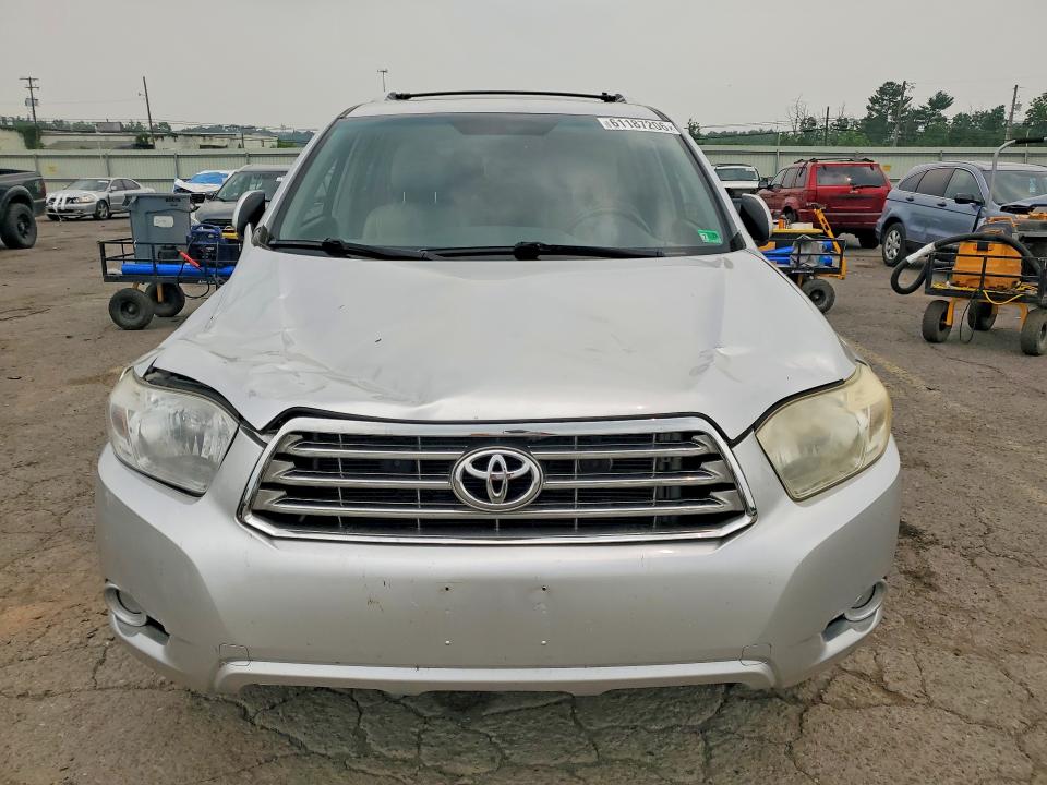 2008 Toyota Highlander VIN JTEDS42A782017978 COPART salvage auction — ROOF, Pa - Certificate Of Salvage, sold $950 on 2026-07-21 (photo 5)