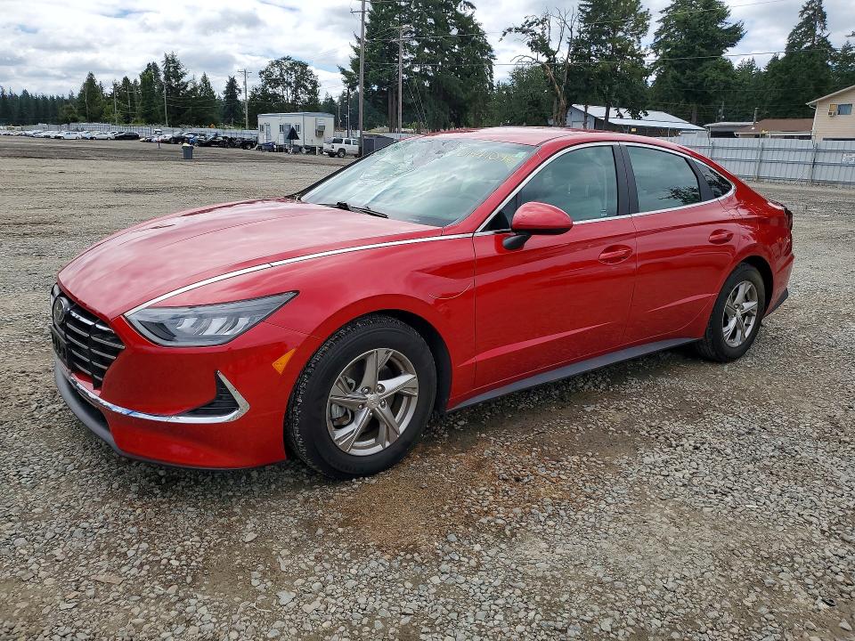 2021 Hyundai Sonata VIN 5NPEG4JA8MH100842 COPART salvage auction — FRONT END, Wa - Bill Of Sale, sold $400 on 2026-07-24 (photo 1)