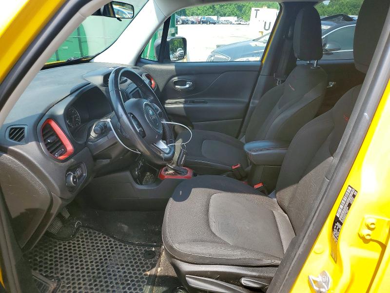 2016 Jeep Renegade VIN ZACCJBCT2GPD51654 COPART salvage auction — HAIL, Pa - Certificate Of Salvage, sold $2,500 on 2026-08-06 (photo 7)