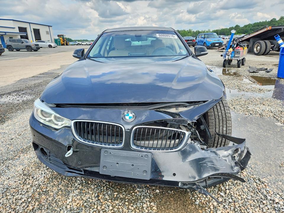 2015 BMW 4er VIN WBA4C9C59FD330965 COPART salvage auction — FRONT END, Nc - Salvage Certificate Of Title, sold $2,000 on 2026-08-17 (photo 5)