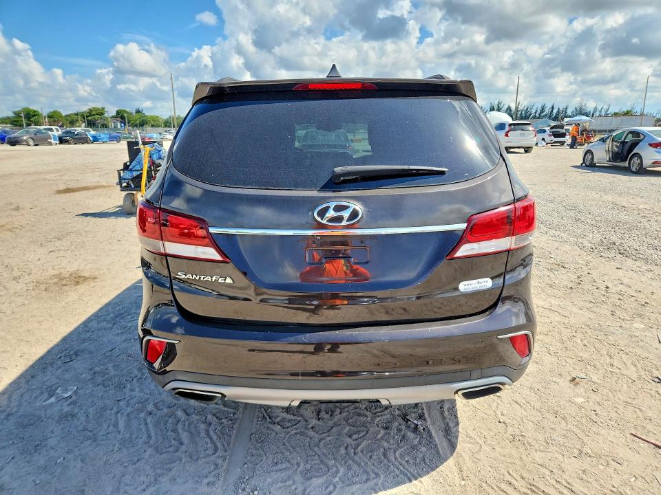 2017 Hyundai Santa fe VIN KM8SM4HF3HU178160 COPART salvage auction — FRONT END, FL - CERTIFICATE OF TITLE, sold $3,450 on 2026-07-21 (photo 6)