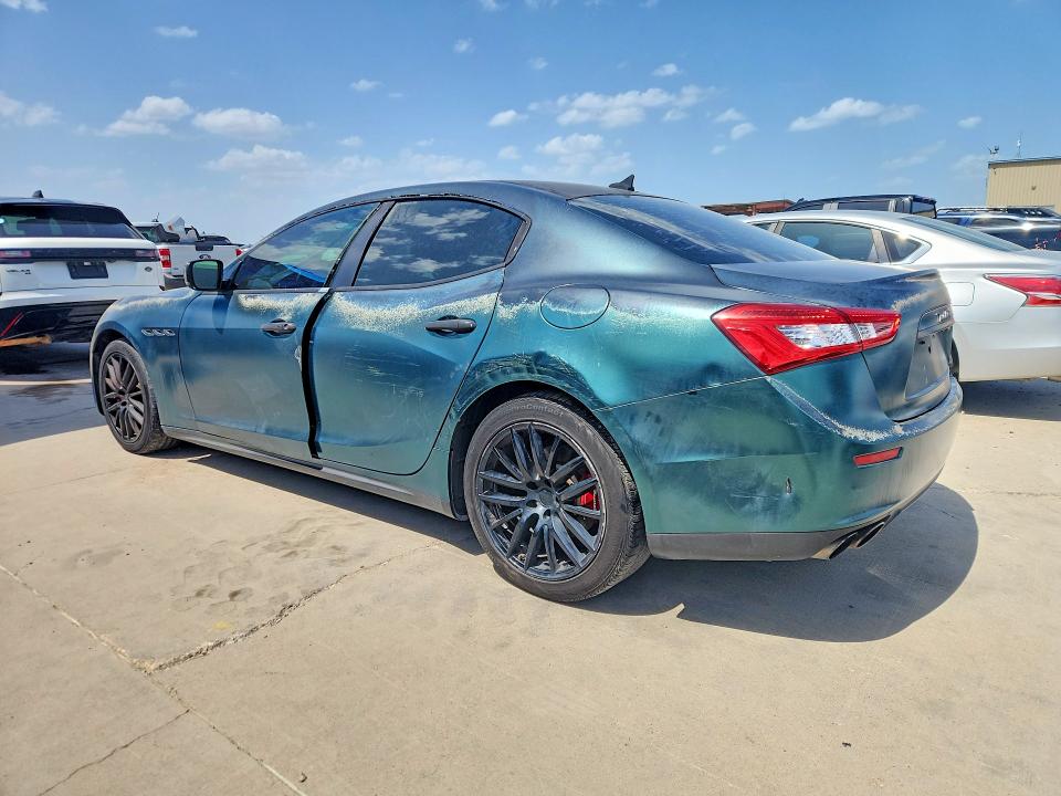 2016 Maserati Ghibli VIN ZAM57XSAXG1172116 COPART salvage auction — FRONT END, TX - CERTIFICATE OF TITLE (P), sold $4,750 on 2026-08-03 (photo 2)