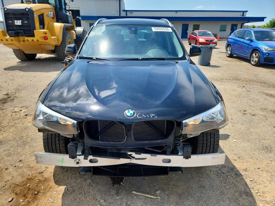 2017 BMW VIN 5UXWX9C35H0T20411 COPART salvage auction — FRONT END, WI - CERTIFICATE OF TITLE, sold $4,500 on 2026-07-14 (photo 5)