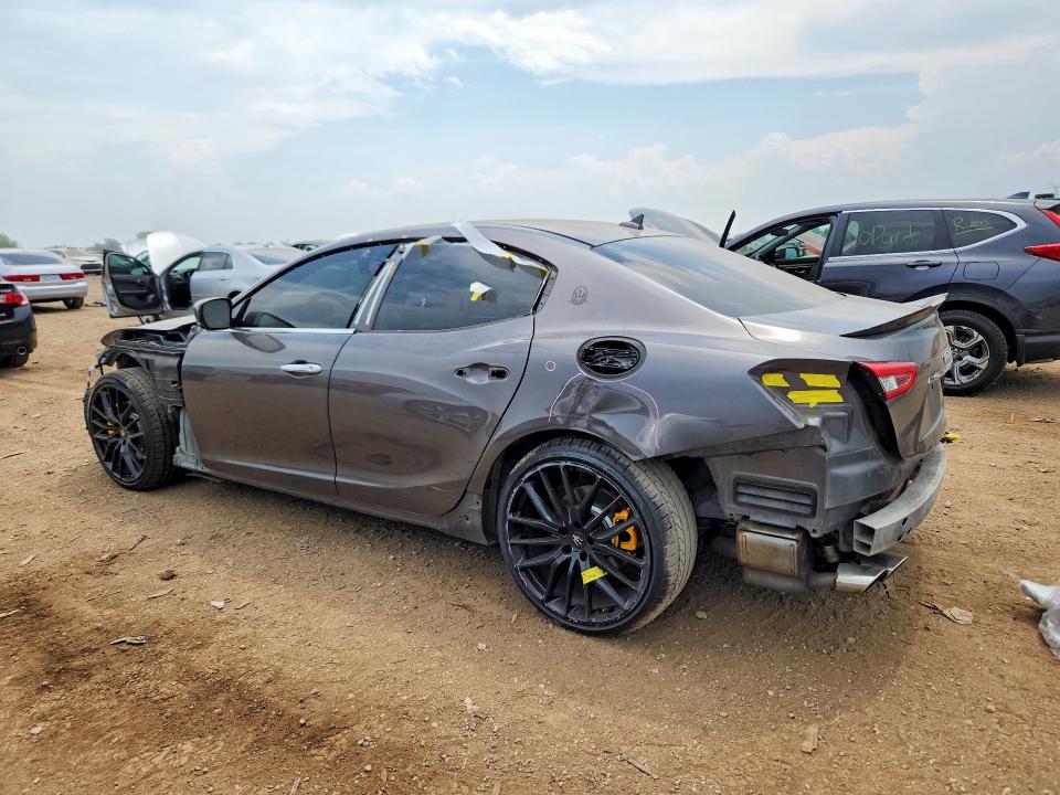2016 Maserati Ghibli VIN ZAM57XSA5G1168457 COPART salvage auction — FRONT END, Il - Salvage Certificate, sold $3,450 on 2026-08-18 (photo 2)