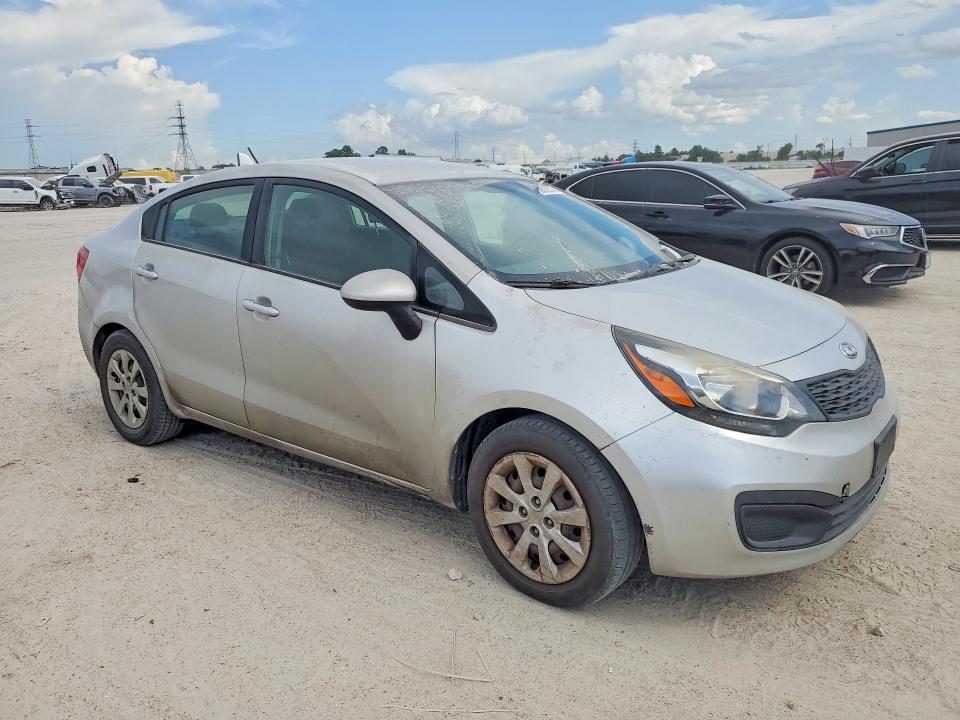 2015 Kia Rio VIN KNADM4A39F6505978 COPART salvage auction — REAR END, Tx - Salvage Vehicle Title, sold $1,050 on 2026-07-31 (photo 4)