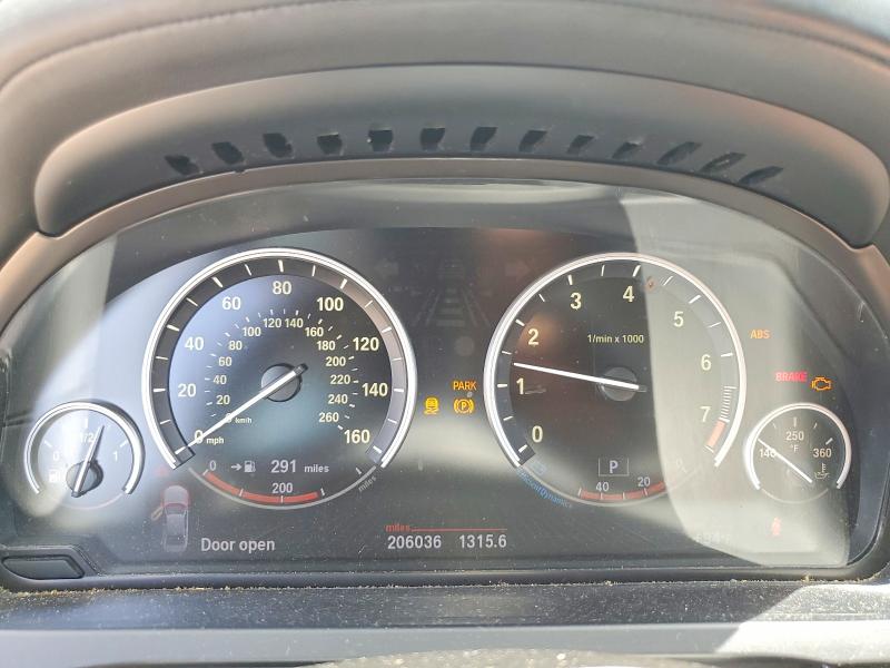 2013 BMW 7er VIN WBAYE8C51DDE22285 COPART salvage auction — MINOR DENT/SCRATCHES, FL - CERTIFICATE OF TITLE, sold $650 on 2026-07-28 (photo 9)