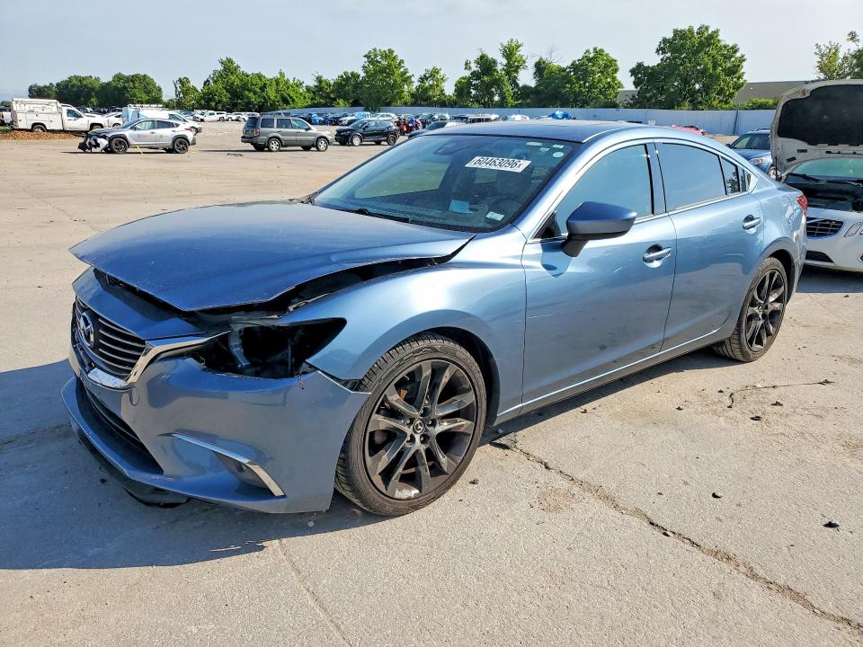 2016 Mazda 6 VIN JM1GJ1W57G1431377 COPART salvage auction — FRONT END, Id - Salvage Certificate Of Title, sold $225 on 2026-07-21 (photo 1)