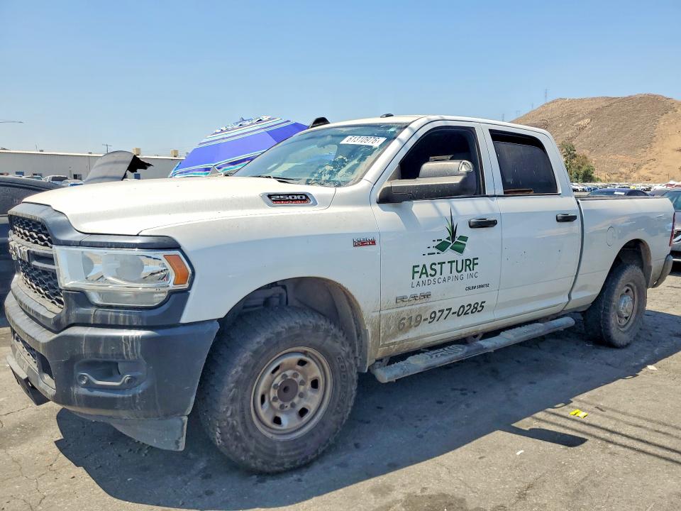 2021 Ram 2500 VIN 3C6UR4CJ9MG515171 COPART salvage auction — MINOR DENT/SCRATCHES, Ca - Dis/Dlr/Exp Only Clean Title (P), sold $12,600 on 2026-09-14 (photo 1)