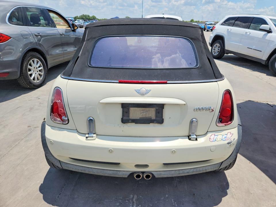 2007 Mini Cooper VIN WMWRH33567TL94554 COPART salvage auction — SIDE, TX - CERT OF TITLE-REBUILT SALVAGE, sold $475 on 2026-07-20 (photo 6)