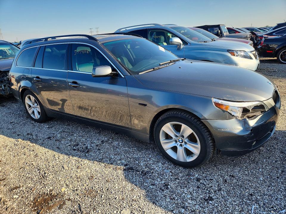 2006 BMW 5er VIN WBANN73556CN02983 COPART salvage auction — FRONT END, Il - Salvage Certificate, sold $675 on 2026-07-21 (photo 4)