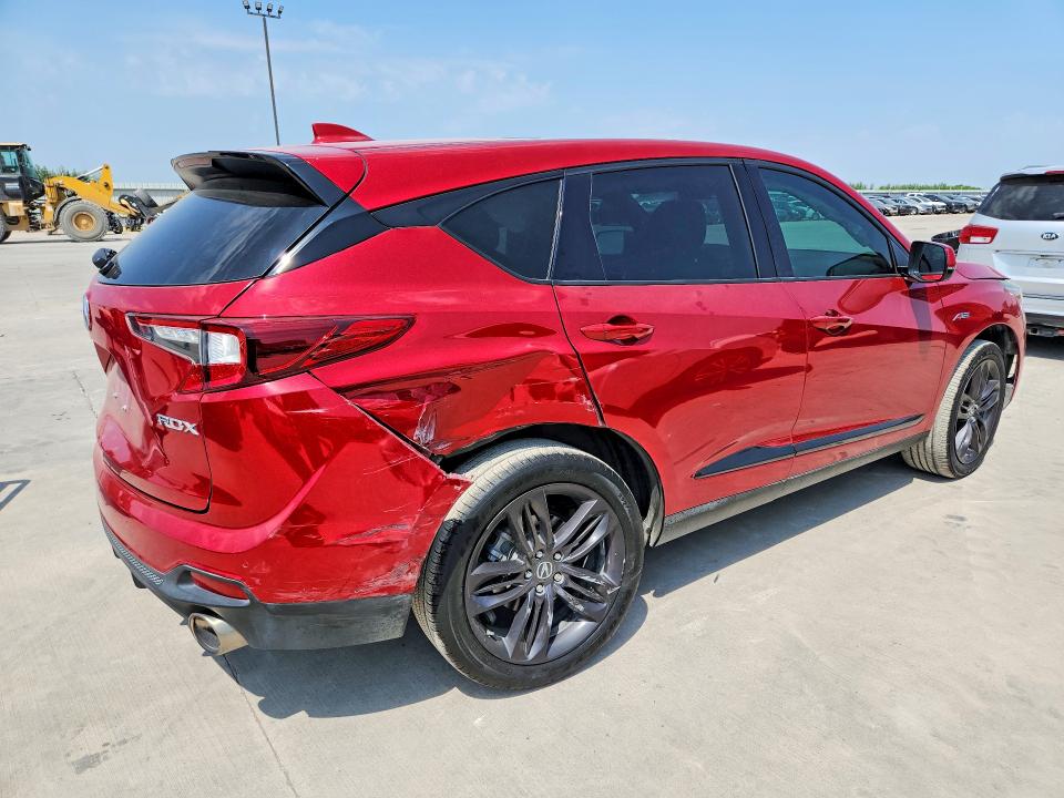 2021 Acura Rdx VIN 5J8TC1H61ML017589 COPART salvage auction — REAR END, Tx - Salvage Vehicle Title, sold $10,300 on 2026-08-24 (photo 3)
