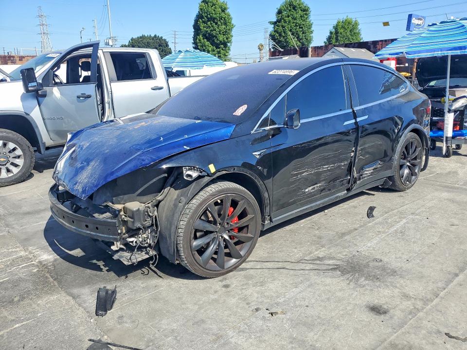 2021 Tesla Model x VIN 5YJXCDE43MF311342 — COPART salvage auction photo