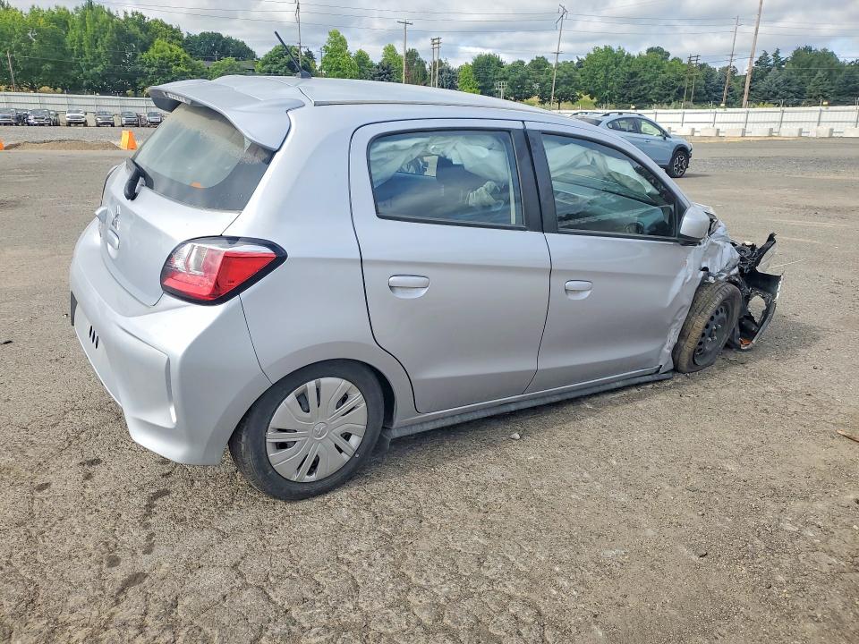2024 Mitsubishi Mirage VIN ML32AUHJXRH032286 COPART salvage auction — FRONT END, Fl - Certificate Of Destruction (P), sold $1,600 on 2026-07-15 (photo 3)