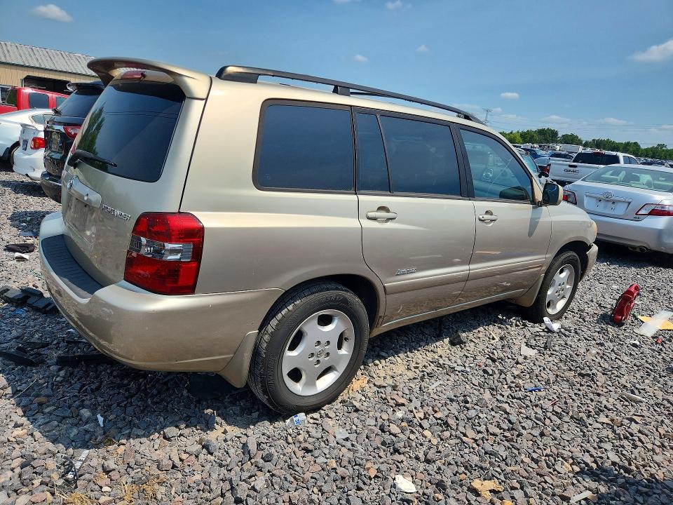 2007 Toyota Highlander VIN JTEDP21A870142974 COPART salvage auction — FRONT END, IN - CERTIFICATE OF TITLE, sold $650 on 2026-07-20 (photo 3)