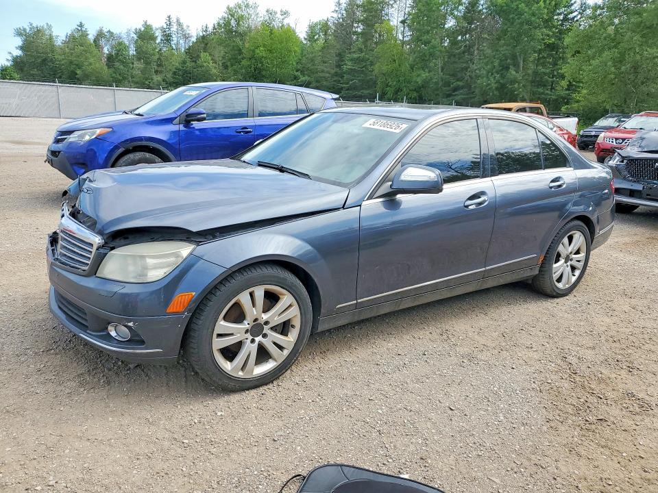 2008 Mercedes-benz C-klasse VIN WDDGF81X58F065917 COPART salvage auction — FRONT END, On - Permit No Brand - Unfit, sold $900 on 2026-07-16 (photo 1)
