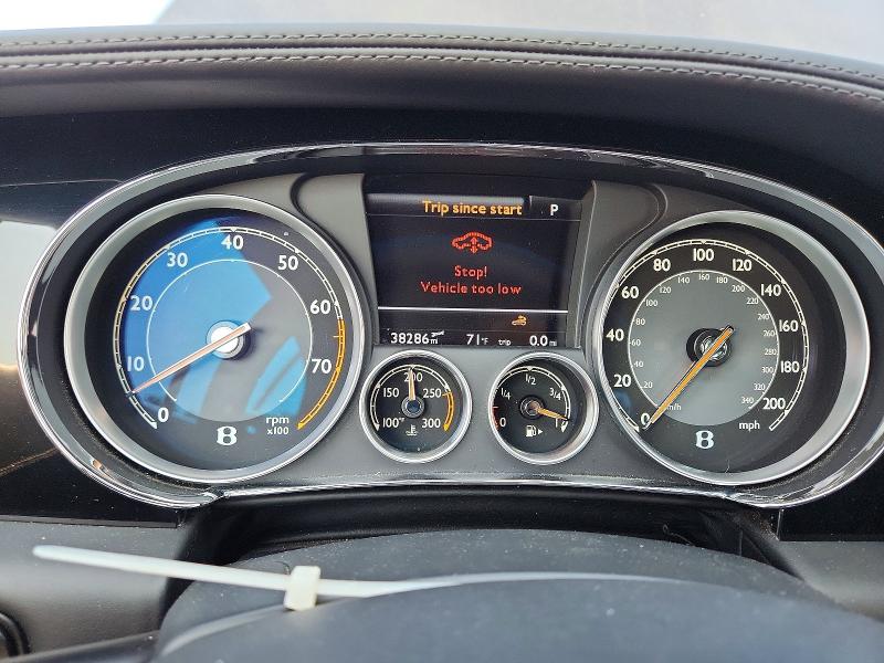 2013 Bentley Continental VIN SCBGR3ZA6DC079120 COPART salvage auction — FRONT END, St - Salvage Title, sold $20,600 on 2026-09-10 (photo 9)