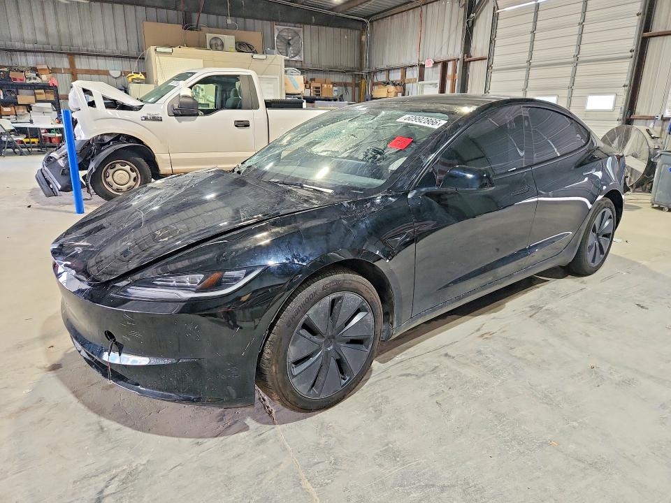 2025 Tesla Model 3 VIN 5YJ3E1EB4SF982294 COPART salvage auction — FRONT END, Il - Salvage Certificate, sold $9,000 on 2026-07-27 (photo 1)