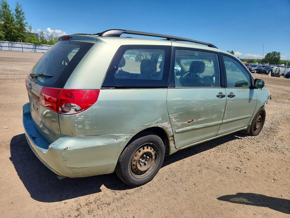 2006 Toyota Sienna VIN 5TDZA29C56S410814 COPART salvage auction — FRONT END, On - Permit No Brand - Unfit, sold $200 on 2026-07-21 (photo 3)