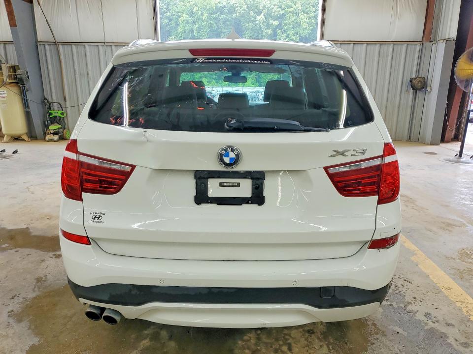 2016 BMW X3 VIN 5UXWX9C55G0D90834 COPART salvage auction — MINOR DENT/SCRATCHES, In - Dealer Only Clean Title (P), sold $4,850 on 2026-07-29 (photo 6)