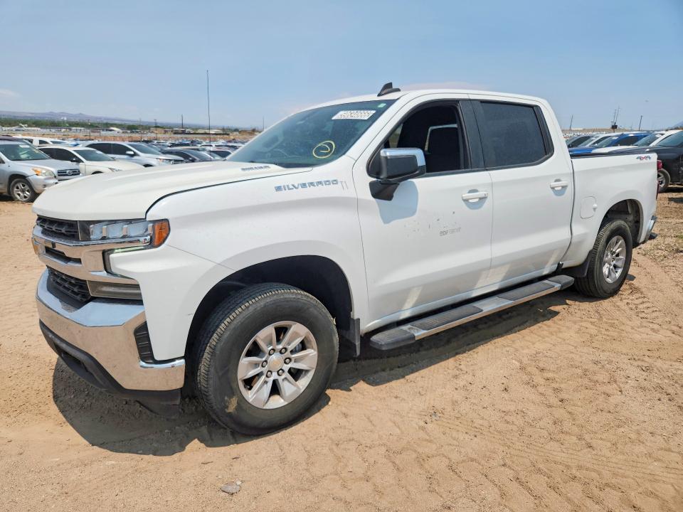 2021 Chevrolet Silverado 1500 VIN 3GCUYDET7MG132498 COPART salvage auction — FRONT END, NM - CERTIFICATE OF TITLE (P), sold $20,900 on 2026-07-27 (photo 1)