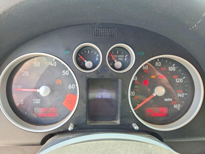 2001 Audi Tt quattro VIN TRUUT28N411017566 COPART salvage auction — FRONT END, Ms - Certificate Of Title, sold $725 on 2026-08-07 (photo 9)