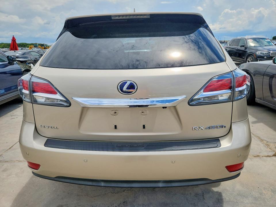 2013 Lexus Rx VIN JTJZB1BA2D2412246 COPART salvage auction — NORMAL WEAR, TX - CERTIFICATE OF TITLE (P), sold $7,700 on 2026-07-29 (photo 6)