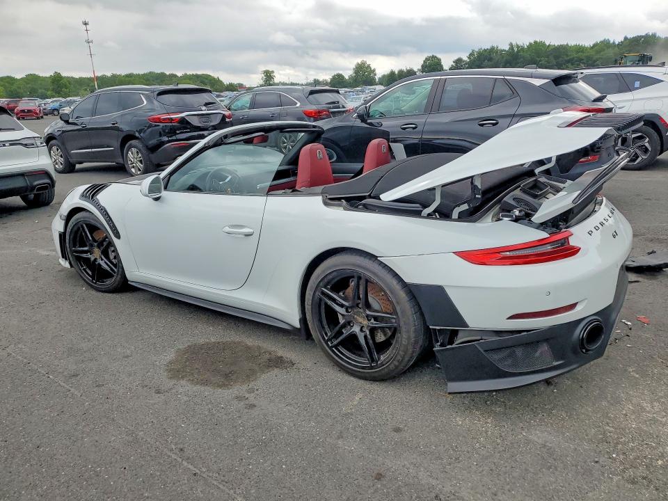 2018 Porsche 911 VIN WP0CA2A90JS138078 COPART salvage auction — WATER/FLOOD, NJ - CERT OF TITLE-SALVAGE FLOOD, sold $33,750 on 2026-08-13 (photo 2)