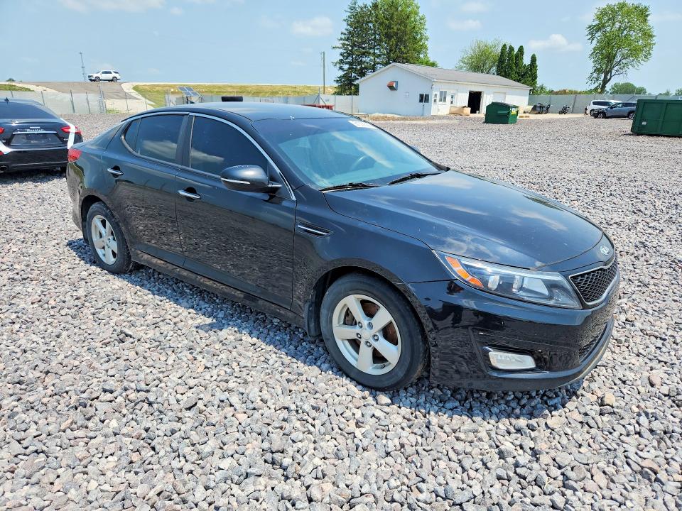 2015 Kia Optima VIN KNAGM4A71F5659171 COPART salvage auction — MECHANICAL, In - Certificate Of Title, sold $250 on 2026-07-28 (photo 4)
