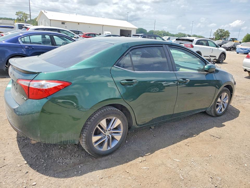 2015 Toyota Corolla VIN 5YFBPRHE4FP184091 COPART salvage auction — HAIL, Ia - Cert Of Title-Salvage Title, sold $80 on 2026-07-24 (photo 3)
