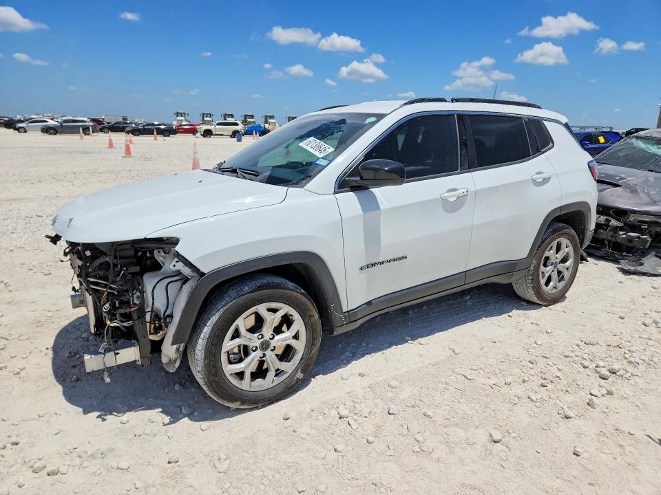 2025 Jeep Compass VIN 3C4NJDBNXST559810 COPART salvage auction — FRONT END, Salvage Title, sold $5,100 on 2026-07-23 (photo 1)