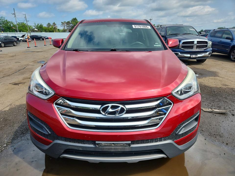 2016 Hyundai Santa fe VIN 5XYZTDLB6GG326179 COPART salvage auction — VANDALISM, Ct - Cert Of Title-Salvage, sold $1,700 on 2026-07-31 (photo 5)