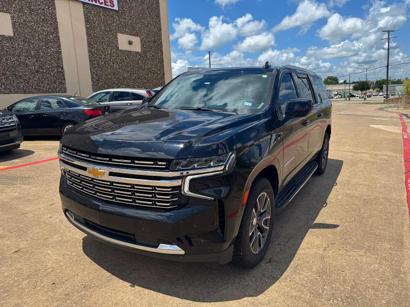 2023 Chevrolet Suburban VIN 1GNSKBKD0PR149617 COPART salvage auction — NORMAL WEAR, Tx - Cert Of Title-Rebuilt Salvage (P), sold $16,100 on 2026-07-28 (photo 1)