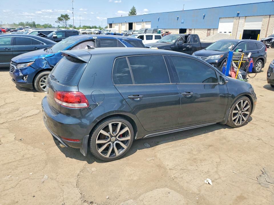 2014 Volkswagen Gti VIN WVWGD7AJ6EW010345 COPART salvage auction — FRONT END, MI - CERTIFICATE OF TITLE, sold $2,650 on 2026-08-07 (photo 3)