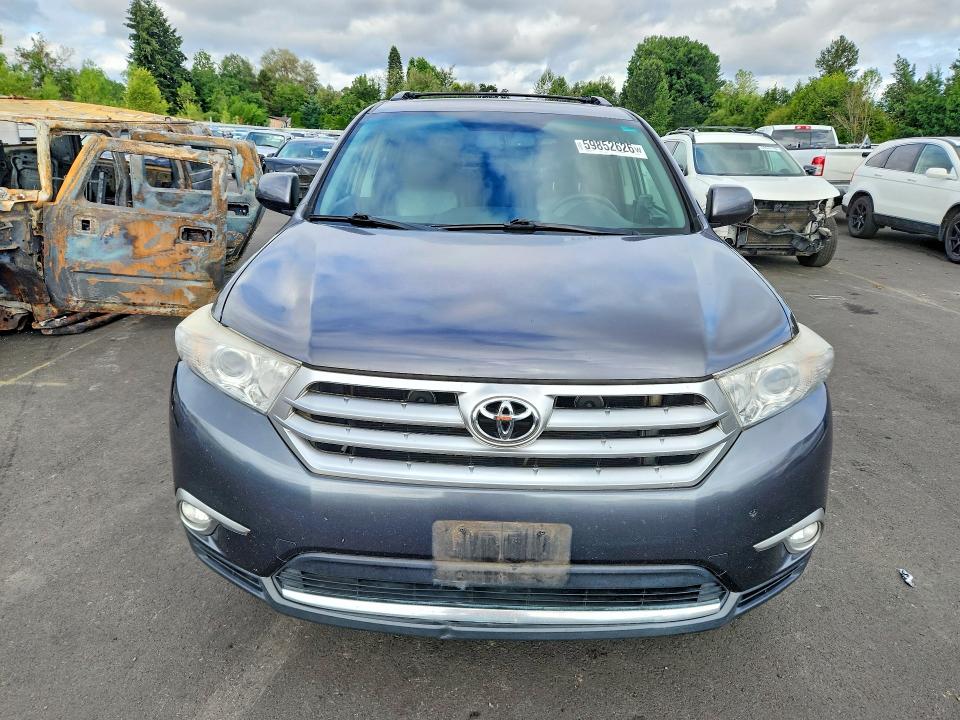 2012 Toyota Highlander VIN 5TDBK3EH1CS121379 COPART salvage auction — REAR END, Or - Non Public Clean Title, sold $2,750 on 2026-07-11 (photo 5)