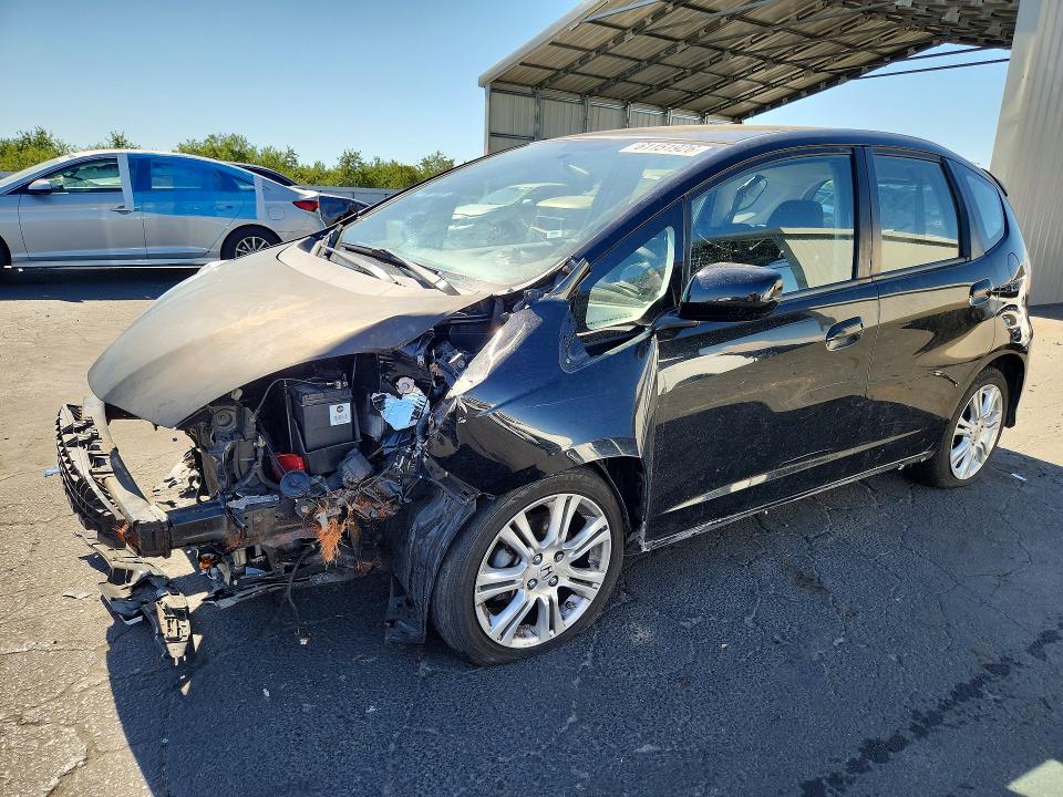 2009 Honda Fit VIN JHMGE88499S023038 COPART salvage auction — FRONT END, Ca - Salvage Certificate, sold $450 on 2026-07-27 (photo 1)