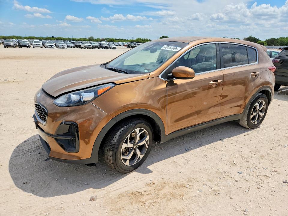 2020 Kia Sportage VIN KNDPM3AC9L7700592 COPART salvage auction — HAIL, TX - CERTIFICATE OF TITLE, sold $3,700 on 2026-07-30 (photo 1)