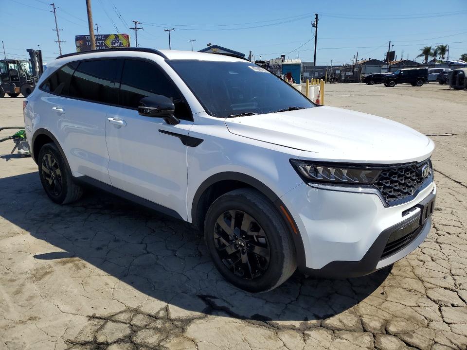 2021 Kia Sorento VIN 5XYRLDLCXMG053929 COPART salvage auction — FRONT END, Ca - Salvage Certificate, sold $8,200 on 2026-07-30 (photo 4)