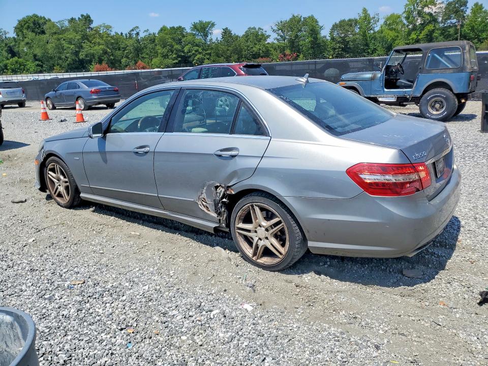 2012 Mercedes-benz E-klasse VIN WDDHF5KB6CA646192 COPART salvage auction — SIDE, Sc - Cert Of Title-Salvage, sold $575 on 2026-08-05 (photo 2)
