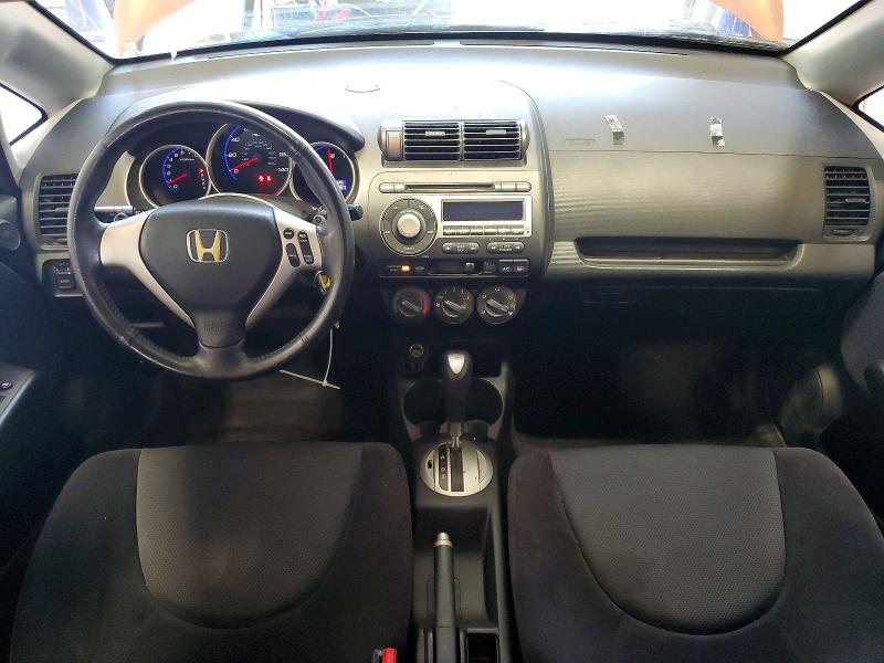 2007 Honda Fit VIN JHMGD38637S021760 COPART salvage auction — FRONT END, NY - MV-907A SALVAGE CERTIFICATE, sold $125 on 2026-07-13 (photo 8)