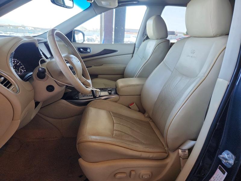 2014 Infiniti Qx60 VIN 5N1AL0MMXEC545567 COPART salvage auction — FRONT END, Ca - Salvage Certificate, sold $1,700 on 2026-07-09 (photo 7)