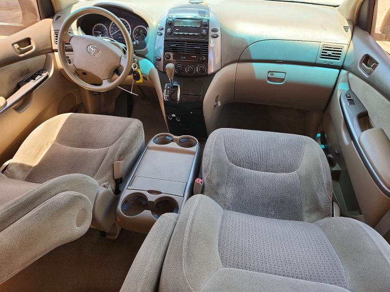 2008 Toyota Sienna VIN 5TDZK23C68S141120 COPART salvage auction — FRONT END, CA - SALVAGE CERTIFICATE, sold $1,050 on 2026-07-27 (photo 8)