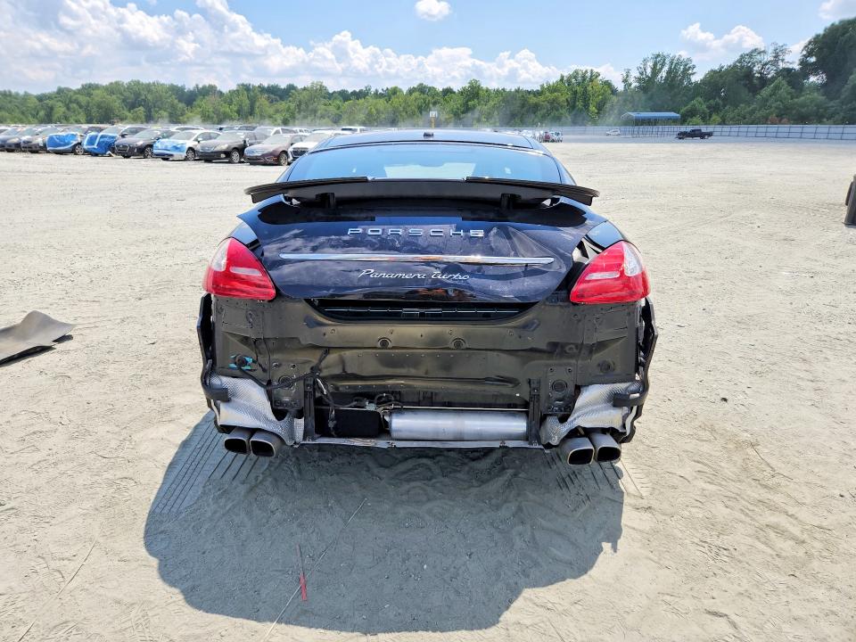 2010 Porsche Panamera VIN WP0AC2A77AL090105 COPART salvage auction — REAR END, TX - CERTIFICATE OF TITLE (P), sold $14,600 on 2026-07-27 (photo 6)