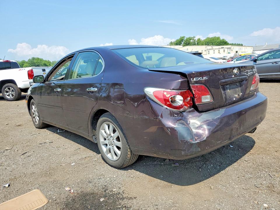 2004 Lexus Es 330 VIN JTHBA30G445035779 COPART salvage auction — REAR END, Ct - Cert Of Title-Salvage, sold $500 on 2026-07-31 (photo 2)