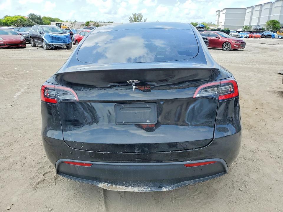 2021 Tesla Model y VIN 5YJYGDEF9MF089156 COPART salvage auction — FRONT END, FL - CERTIFICATE OF TITLE (P), sold $7,100 on 2026-07-31 (photo 6)
