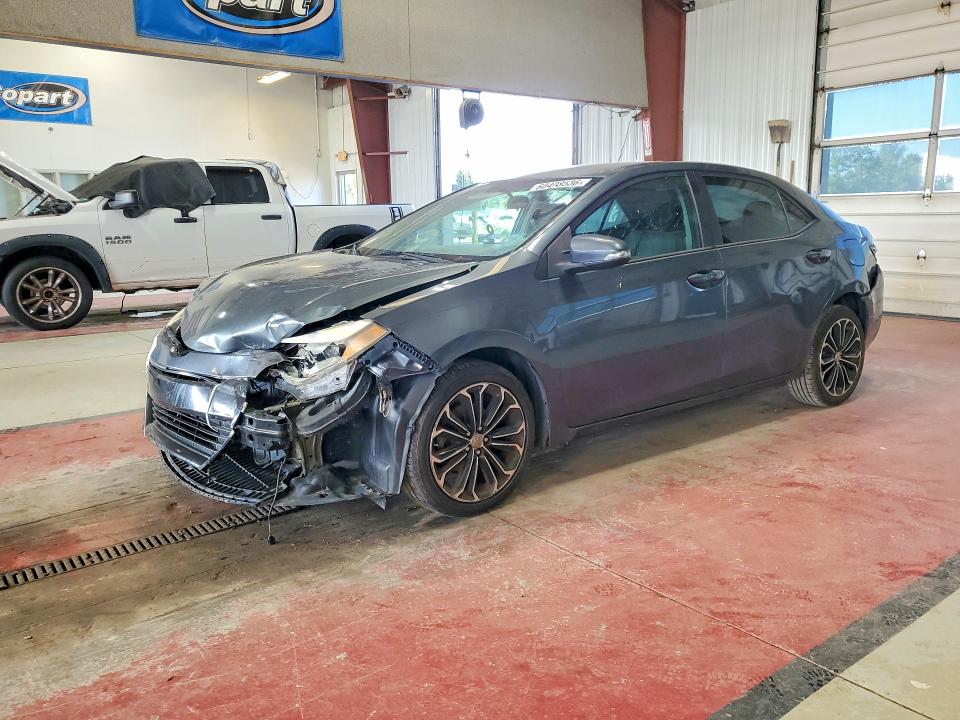 2015 Toyota Corolla VIN 5YFBURHE9FP270912 COPART salvage auction — FRONT END, Ny - Mv-907A Salvage Certificate, sold $2,350 on 2026-07-27 (photo 1)