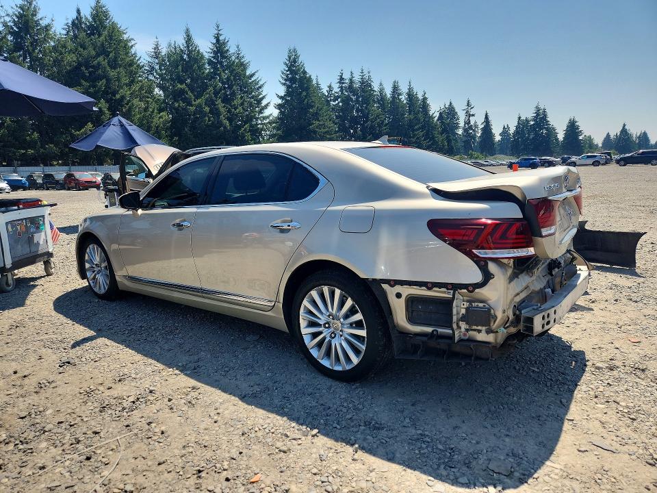 2013 Lexus Ls VIN JTHDL5EF1D5005072 COPART salvage auction — REAR END, Wa - Bill Of Sale, sold $5,400 on 2026-07-31 (photo 2)