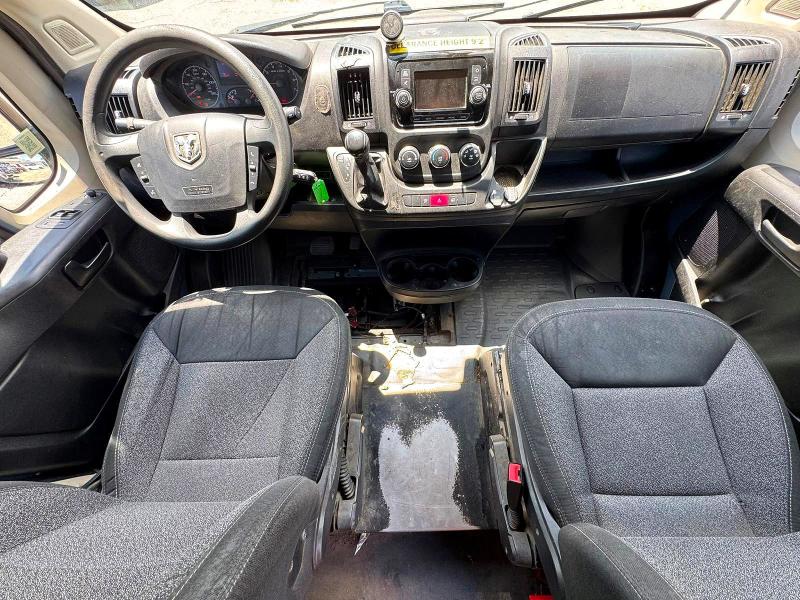 2019 Ram Promaster 3500 VIN 3C6URVJG5KE548450 COPART salvage auction — NORMAL WEAR, De - Certificate Of Title (P), sold $9,900 on 2026-07-27 (photo 9)