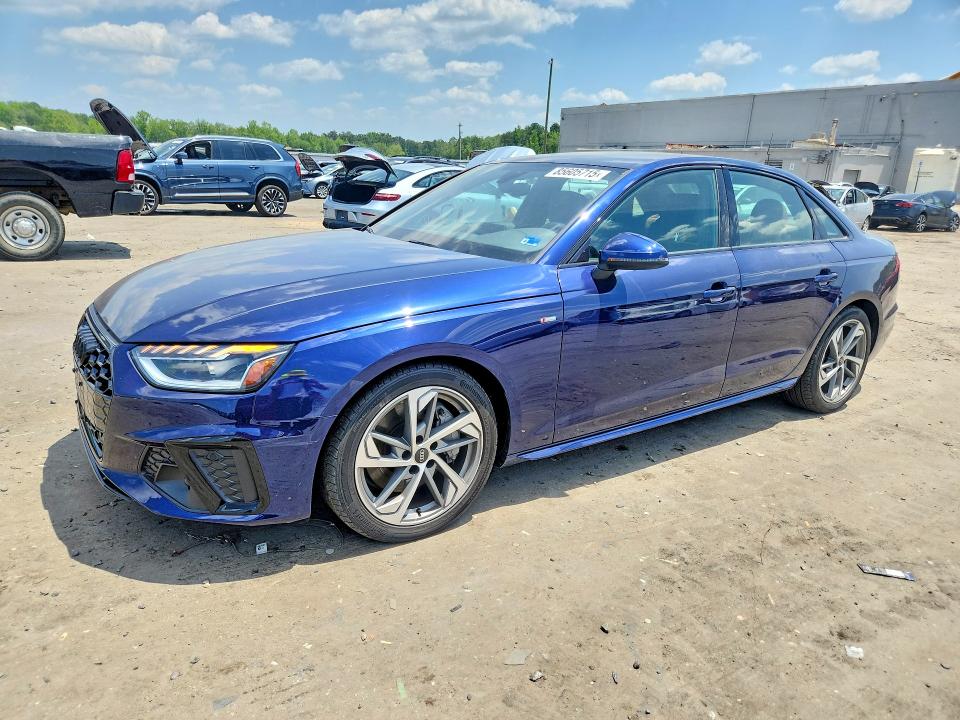 2021 Audi A4 VIN WAUEAAF41MA031354 — COPART salvage auction photo