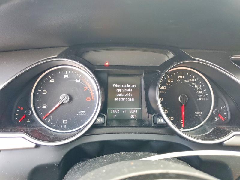 2013 Audi A5 VIN WAUTFAFH7DN007550 COPART salvage auction — FRONT END, Tx - Salvage Vehicle Title, sold $200 on 2026-07-30 (photo 9)
